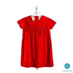 THE BEAUFORT BONNET COMPANY RED CORDUROY DRESS 5T
